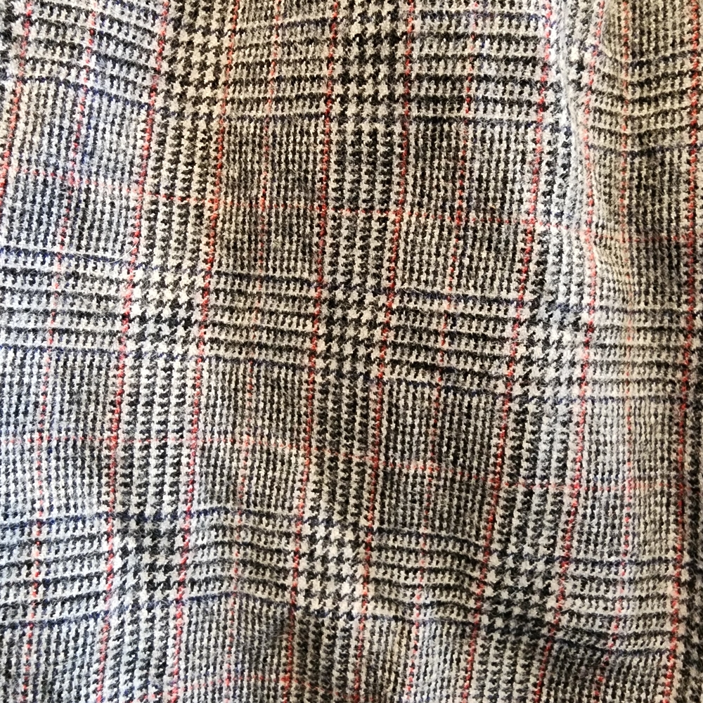 Vintage Rafaella 100% Wool Gray Plaid Trousers - Picture 3 of 5